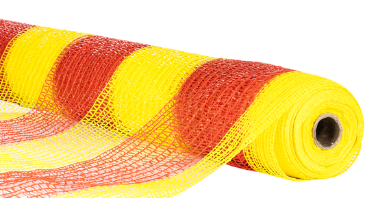 Barrier Netting Orange/Yellow Woven