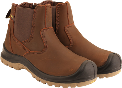 Everest Craftsman Crazy Horse Steel Toe Chelsea Safety Shoe
