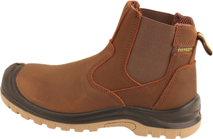 Everest Craftsman Crazy Horse Steel Toe Chelsea Safety Shoe