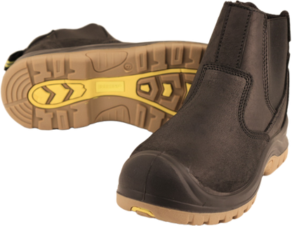 Everest Craftsman Crazy Horse Steel Toe Chelsea Safety Shoe