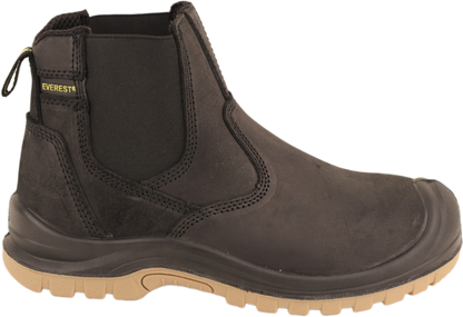 Everest Craftsman Crazy Horse Steel Toe Chelsea Safety Shoe