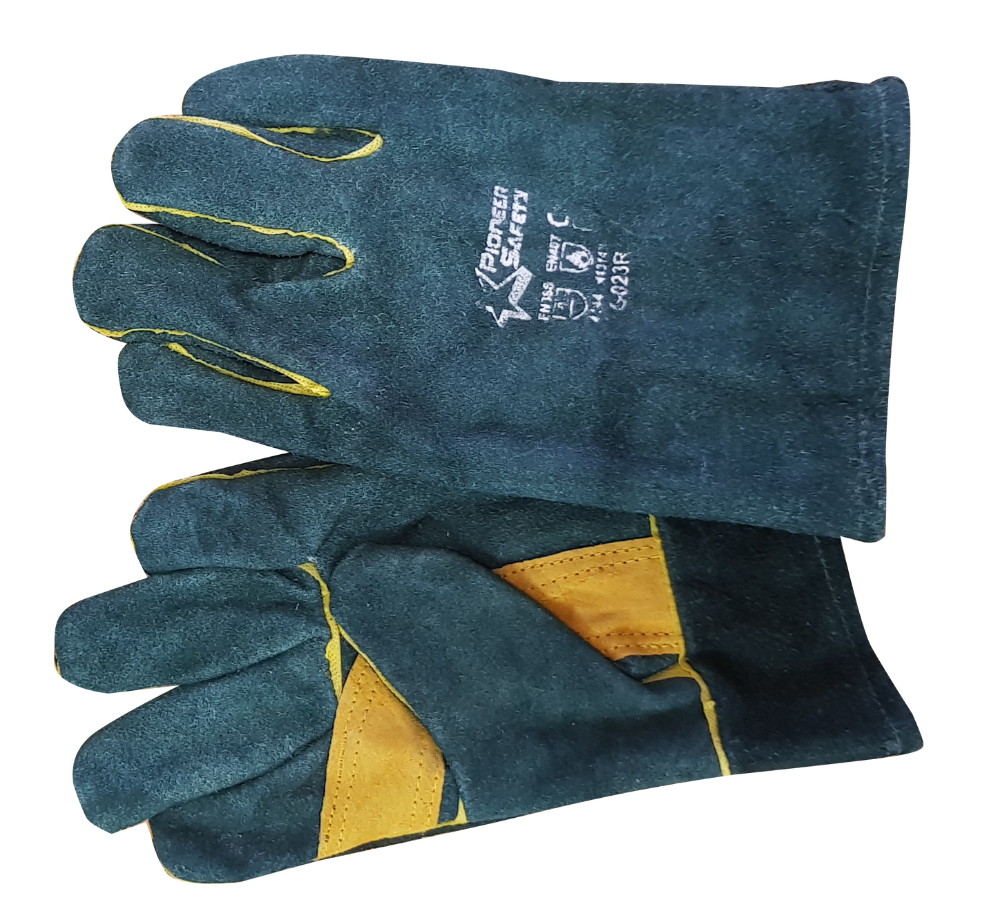 PIONEER Leather Green Reinforced Palm