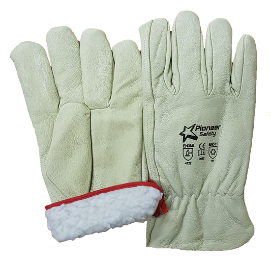 PIONEER Leather Pig Skin Fleece Lined