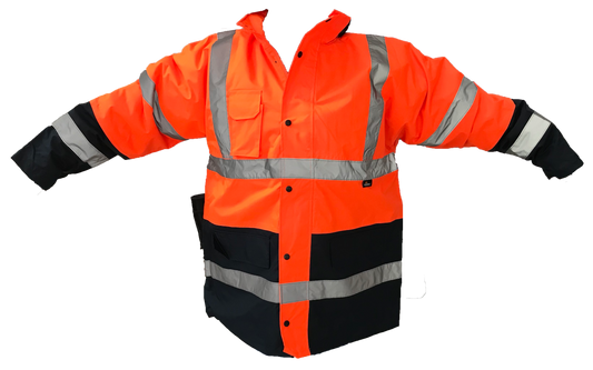 Viz Well Two Tone Parka Jacket